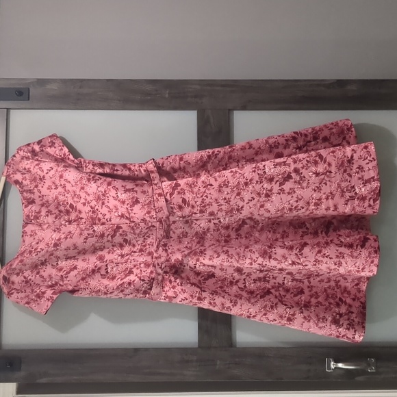 Gal Meets Glam Elle Dress in Pink Rose floral Size 20 - Picture 10 of 10